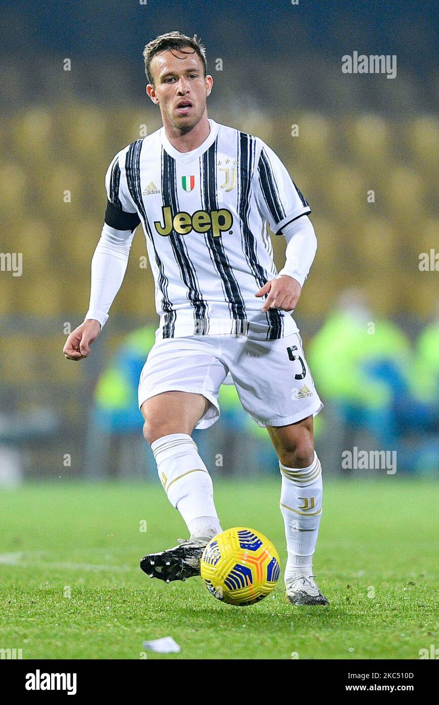 Arthur of Juventus FC durante la Serie Una partita tra Benevento Calcio e Juventus FC allo Stadio Ciro Vigorito, Benevento, Italia il 28 novembre 2020. (Foto di Giuseppe Maffia/NurPhoto) Foto Stock