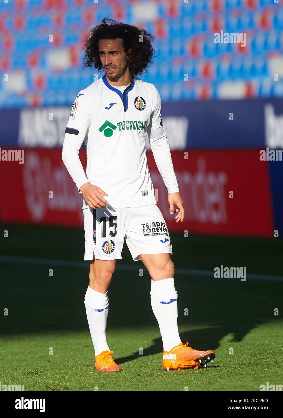 Marc Cucurella di Getafe durante la Liga Santander mach tra Levante e Getafe a Estadio Ciutat de Valencia il 5 dicembre 2020 a Valencia, Spagna (Foto di Maria Jose Segovia/NurPhoto) Foto Stock