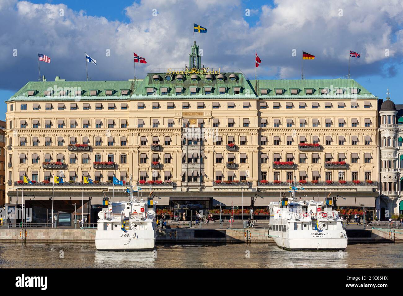Grand Hotel, Stoccolma, Svezia, Scandinavia Foto Stock