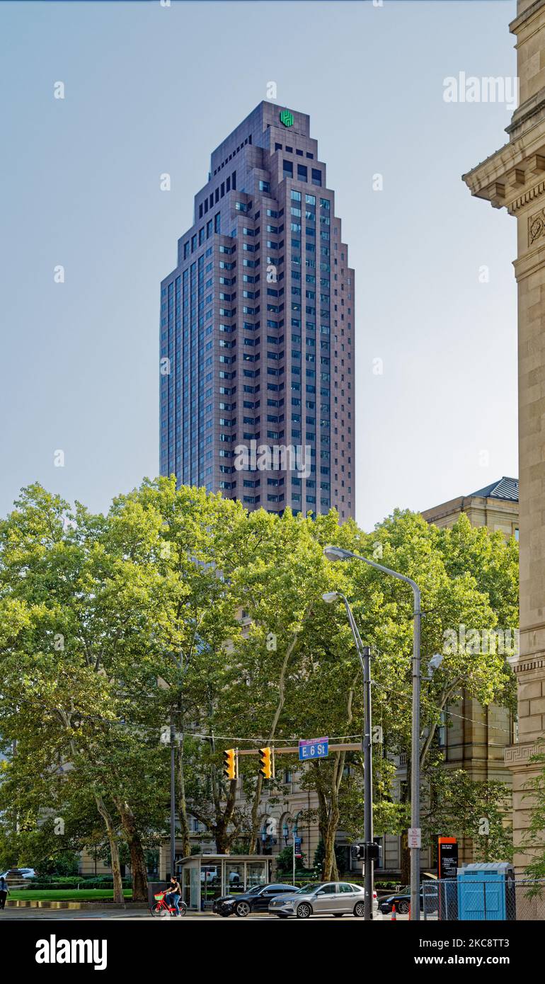 200 Public Square è l'ex BP Tower, noto anche come edificio Sohio. Foto Stock