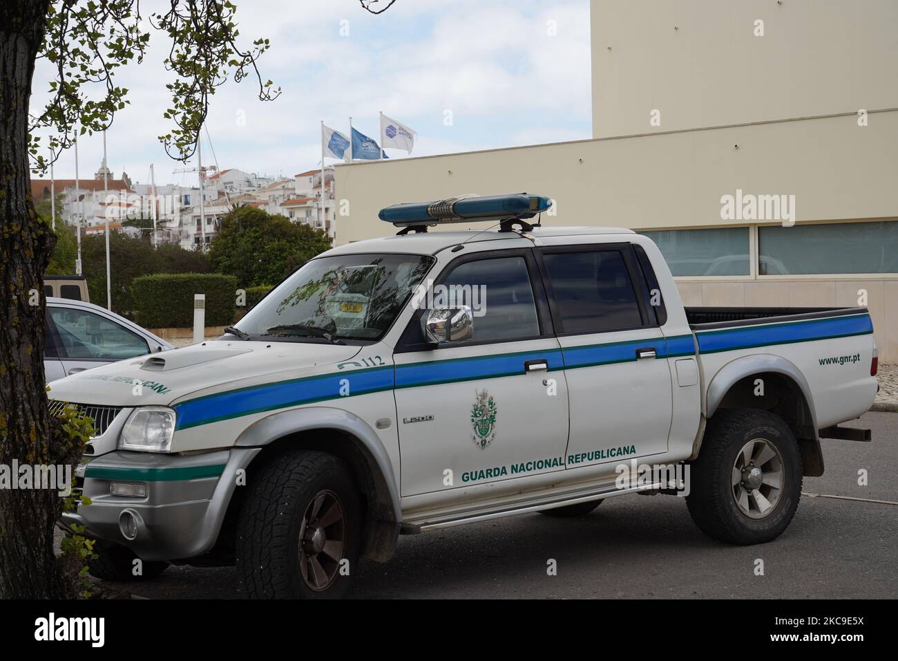 Guarda Nacional Republicana a Lagos, Portogallo Foto Stock