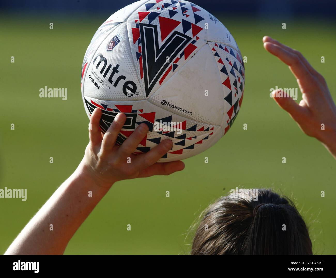 Match Ballduring Barclays fa Super League femminile tra Tottenham Hotspur ed Everton allo stadio Hive , Barnet UK il 28th febbraio 2021 (Photo by Action Foto Sport/NurPhoto) Foto Stock