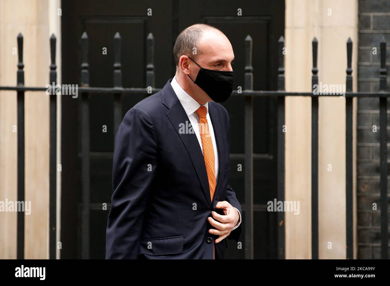 Dan Rosenfield, capo di stato maggiore del primo ministro britannico Boris Johnson, cammina su Downing Street a Londra, Inghilterra, il 3 marzo 2021. (Foto di David Cliff/NurPhoto) Foto Stock