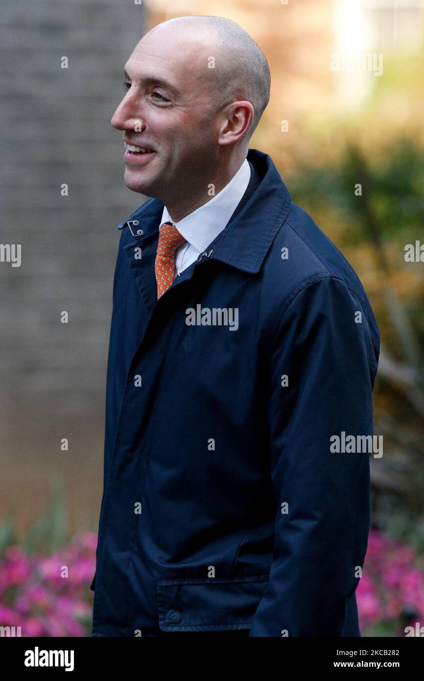 DaN Rosenfield, Capo di Stato maggiore del primo ministro britannico Boris Johnson, salì su Downing Street a Londra, Inghilterra, il 17 marzo 2021. (Foto di David Cliff/NurPhoto) Foto Stock