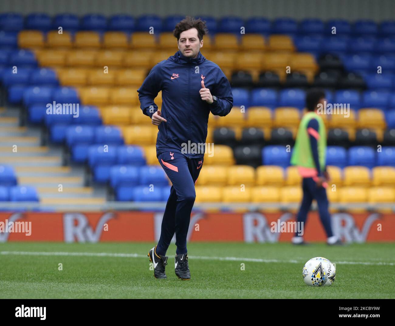 Ryan Mason di Tottenham Hotspur durante il quarto round della fa Youth Cup tra AFC Wimbledon e Tottenham Hotspur a Plough Lane Ground il 31st marzo 2021 a Wimbledon, Inghilterra. (Foto di Action Foto Sport/NurPhoto) Foto Stock