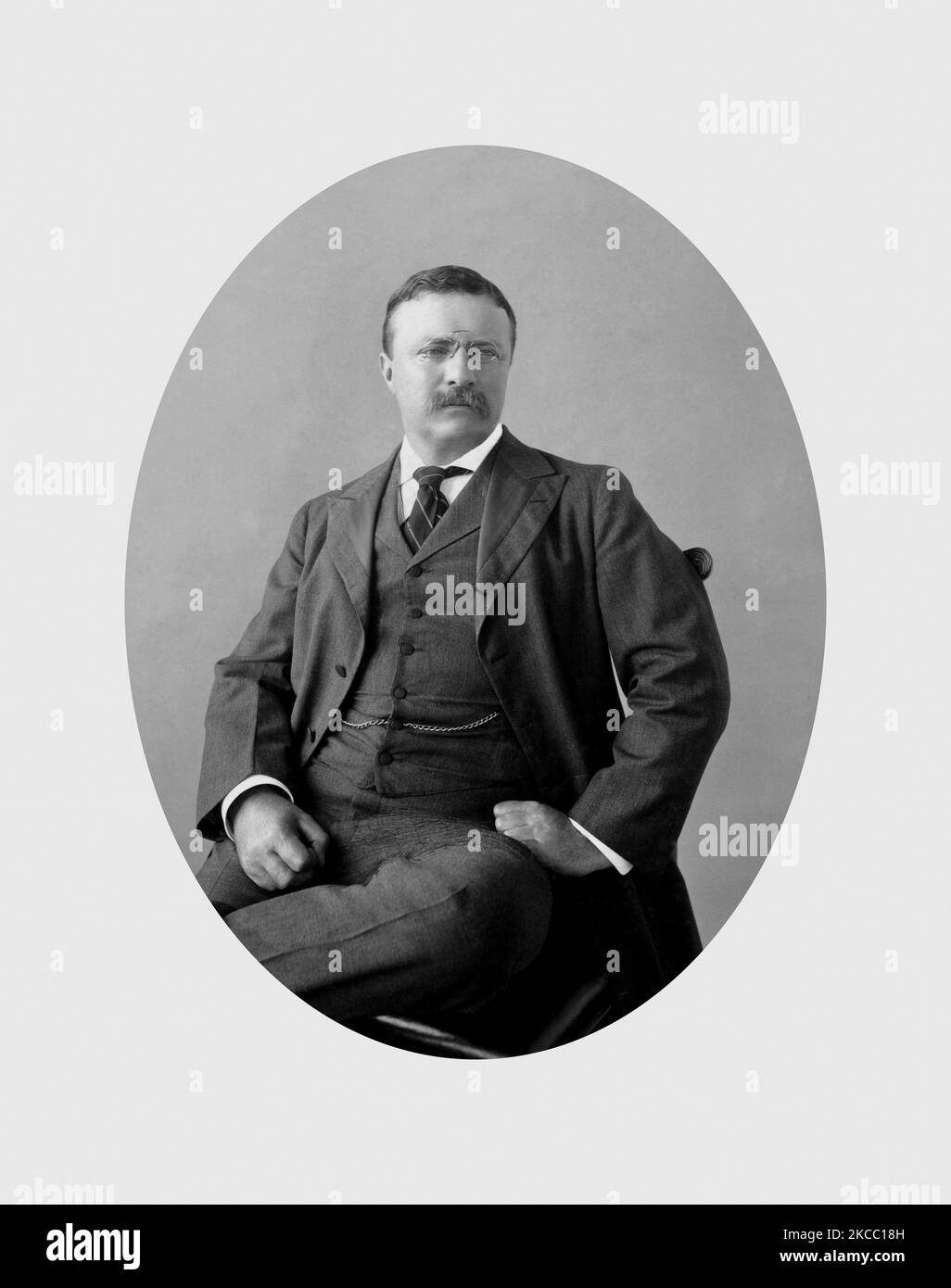 Presidente Theodore Roosevelt, ritratto, circa 1903. Foto Stock