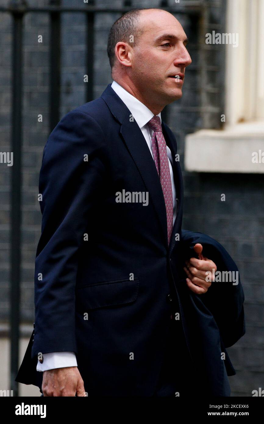 DaN Rosenfield, Capo di Stato maggiore del primo ministro britannico Boris Johnson, cammina lungo Downing Street a Londra, Inghilterra, il 19 maggio 2021. (Foto di David Cliff/NurPhoto) Foto Stock