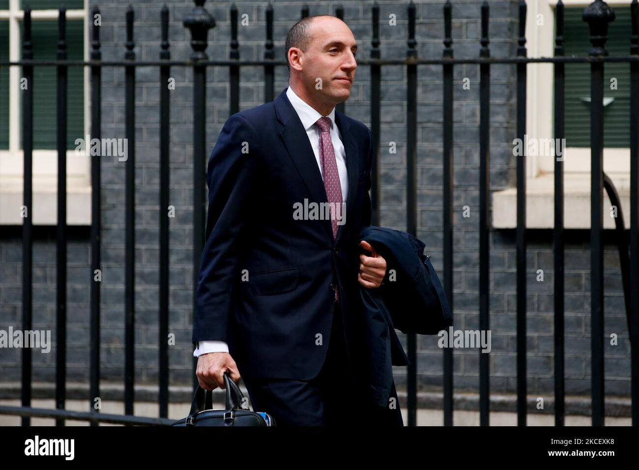 DaN Rosenfield, Capo di Stato maggiore del primo ministro britannico Boris Johnson, cammina lungo Downing Street a Londra, Inghilterra, il 19 maggio 2021. (Foto di David Cliff/NurPhoto) Foto Stock