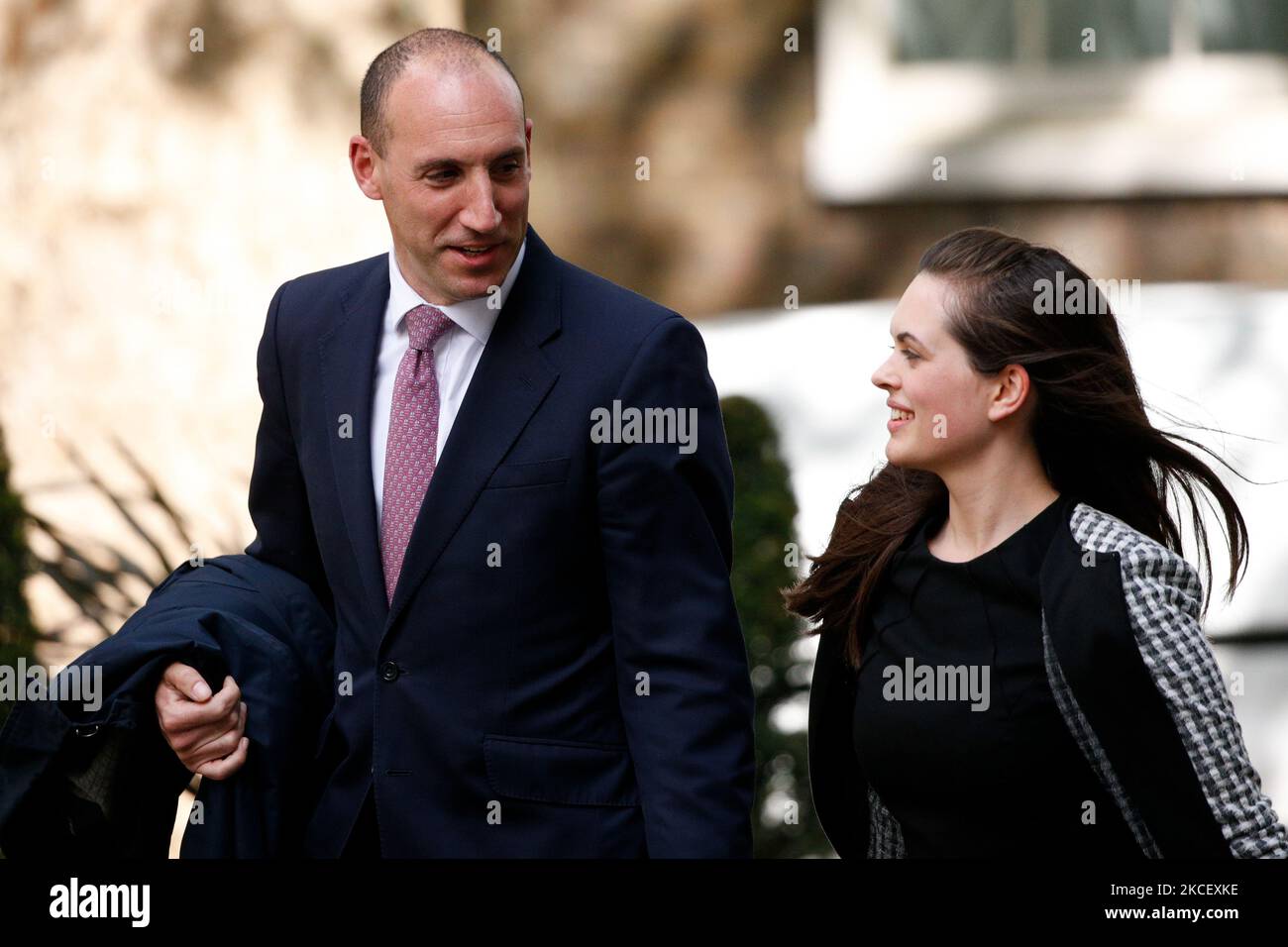 DaN Rosenfield, Capo di Stato maggiore del primo ministro britannico Boris Johnson, salì su Downing Street a Londra, Inghilterra, il 19 maggio 2021. (Foto di David Cliff/NurPhoto) Foto Stock