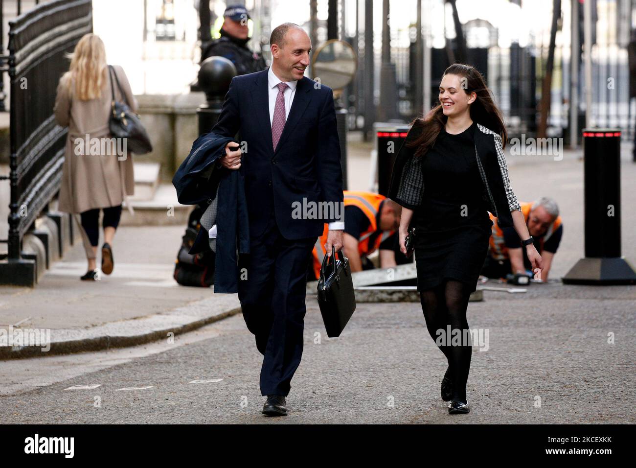 DaN Rosenfield, Capo di Stato maggiore del primo ministro britannico Boris Johnson, salì su Downing Street a Londra, Inghilterra, il 19 maggio 2021. (Foto di David Cliff/NurPhoto) Foto Stock