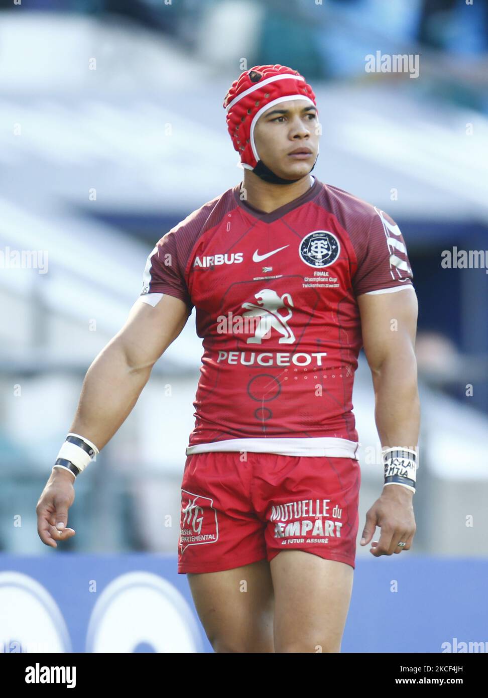 Francois Cros di Tolosa durante la finale di Heineken Champions Cup tra la Rochelle e Tolosa allo Stadio Twickenham il 22 maggio 2021 a Londra , Inghilterra (Photo by Action Foto Sport/NurPhoto) Foto Stock