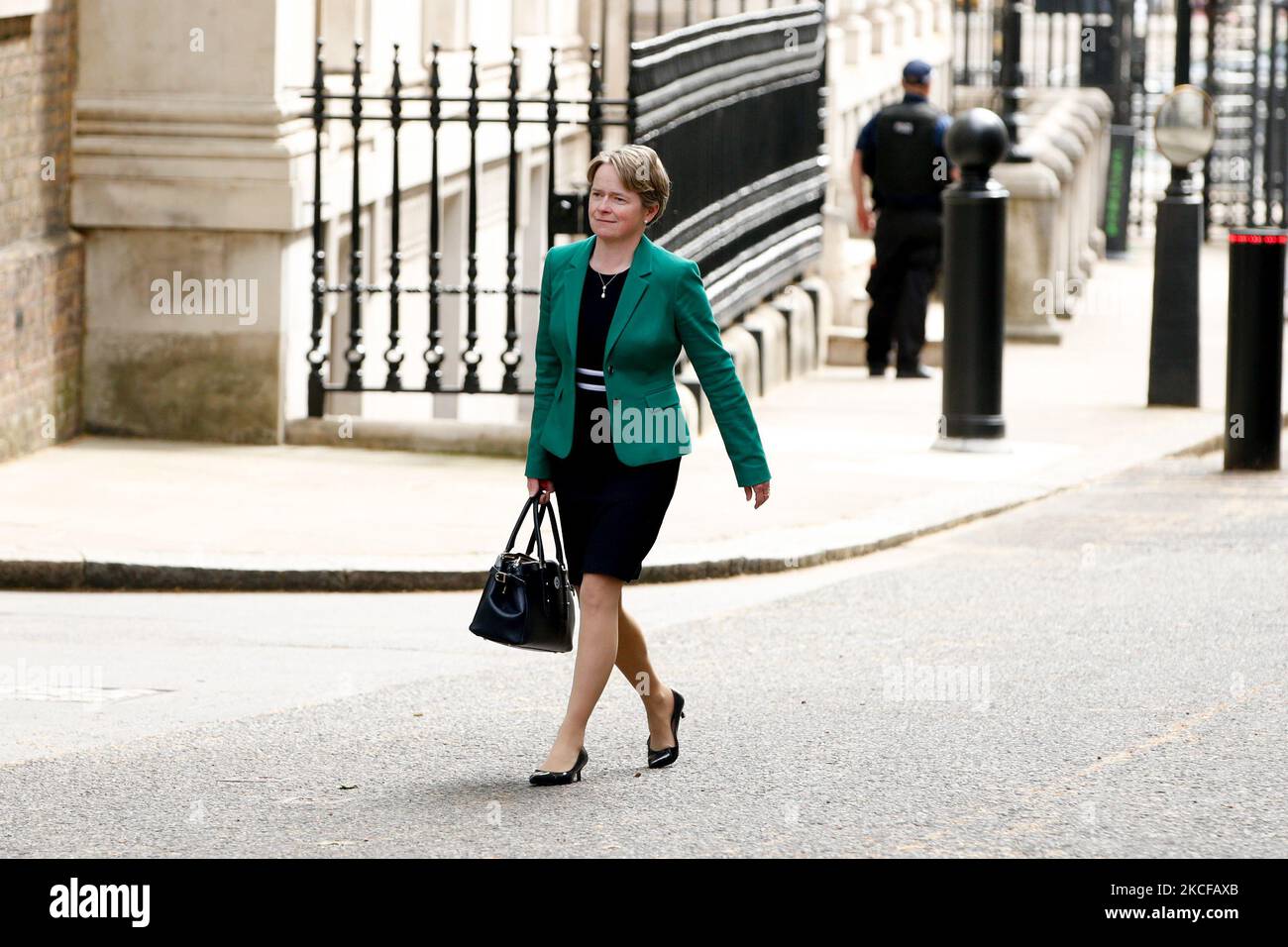 Dido Harding, Baronessa Harding di Wincombe, ex capo del programma NHS Test and Trace, arriva a Downing Street a Londra, Inghilterra, il 28 maggio 2021. (Foto di David Cliff/NurPhoto) Foto Stock