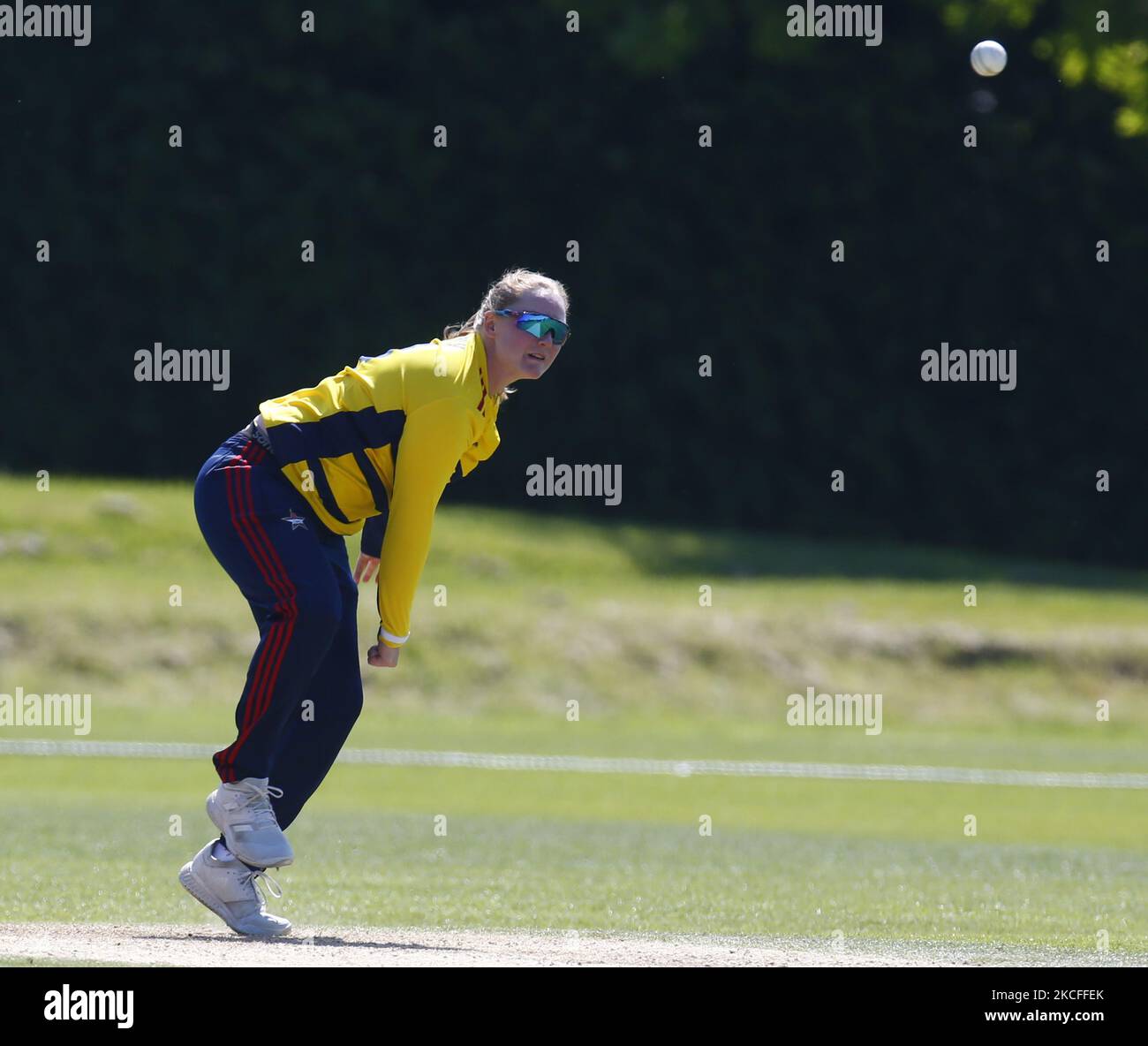 South East Stars Bryony Smith durante il Rachael Heyhoe Flint Trophy Women's Home Match di un giorno tra South East Stars e Southern Vipers al Kent County Ground, Beckenham, Inghilterra il 31st maggio 2021. (Foto di Action Foto Sport/NurPhoto) Foto Stock