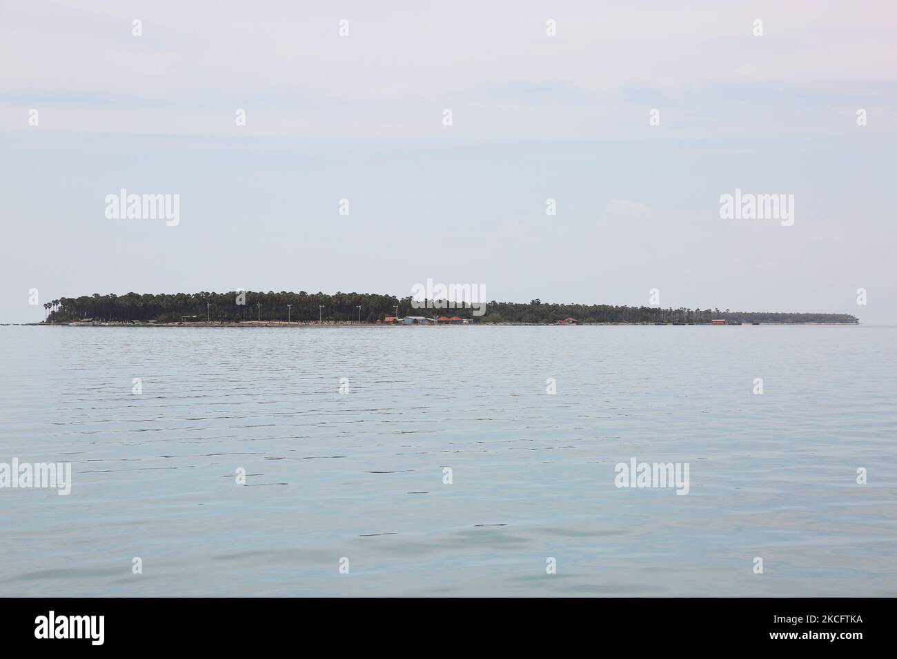 Piccola isola nella penisola di Jaffna a Jaffna, Sri Lanka. (Foto di Creative Touch Imaging Ltd./NurPhoto) Foto Stock