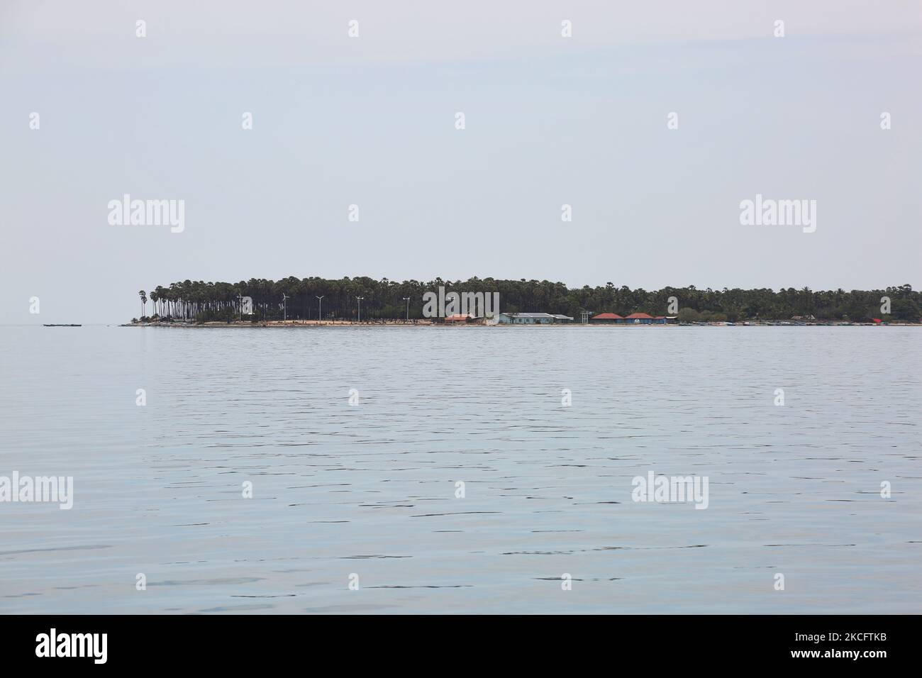 Piccola isola nella penisola di Jaffna a Jaffna, Sri Lanka. (Foto di Creative Touch Imaging Ltd./NurPhoto) Foto Stock