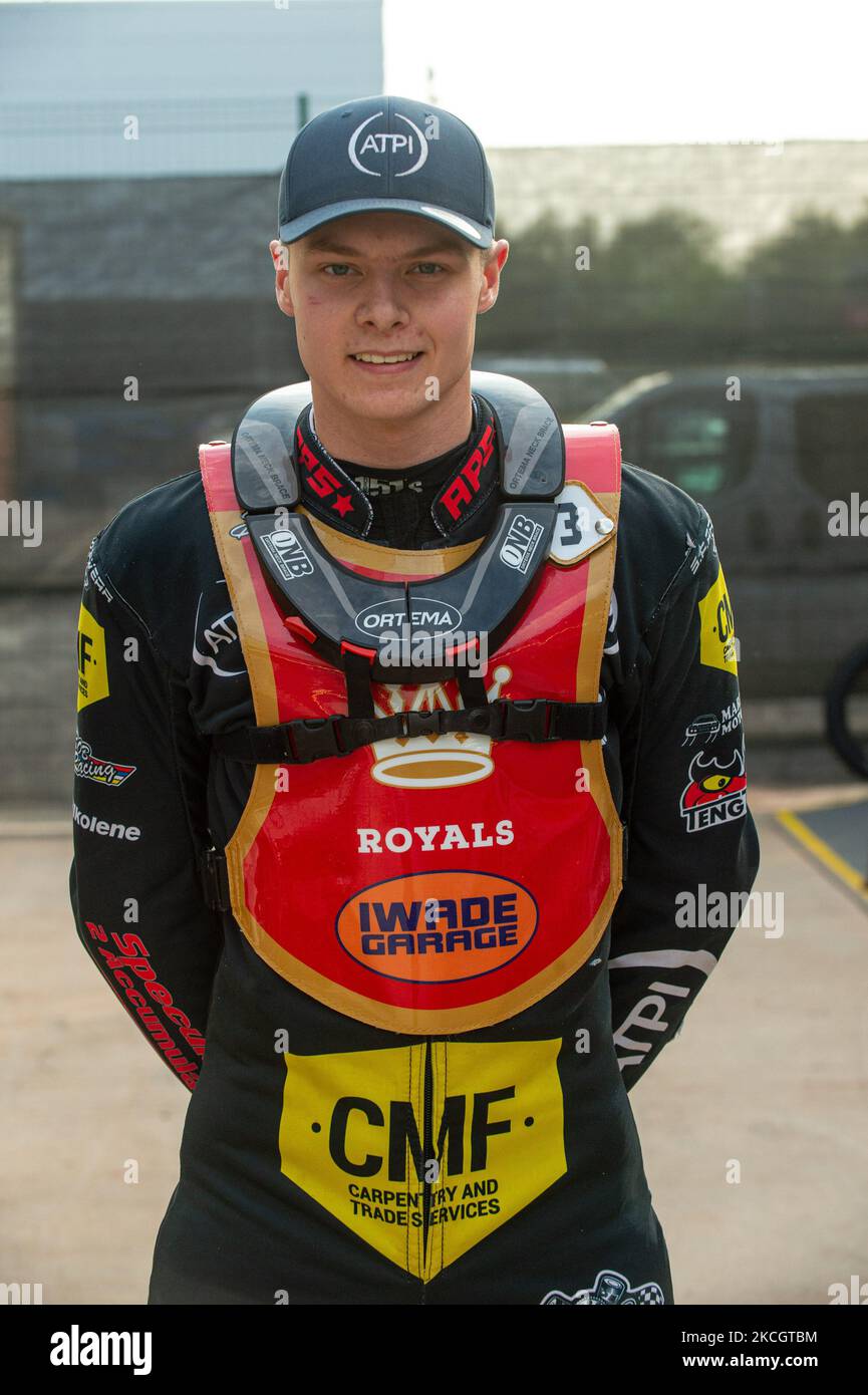 Daniel Gilkes - Kent Iwade Garage Royals durante la partita della National Development League tra Belle Vue Colts e Kent Royals al National Speedway Stadium di Manchester venerdì 2nd luglio 2021. (Foto di Ian Charles/MI News/NurPhoto) Foto Stock