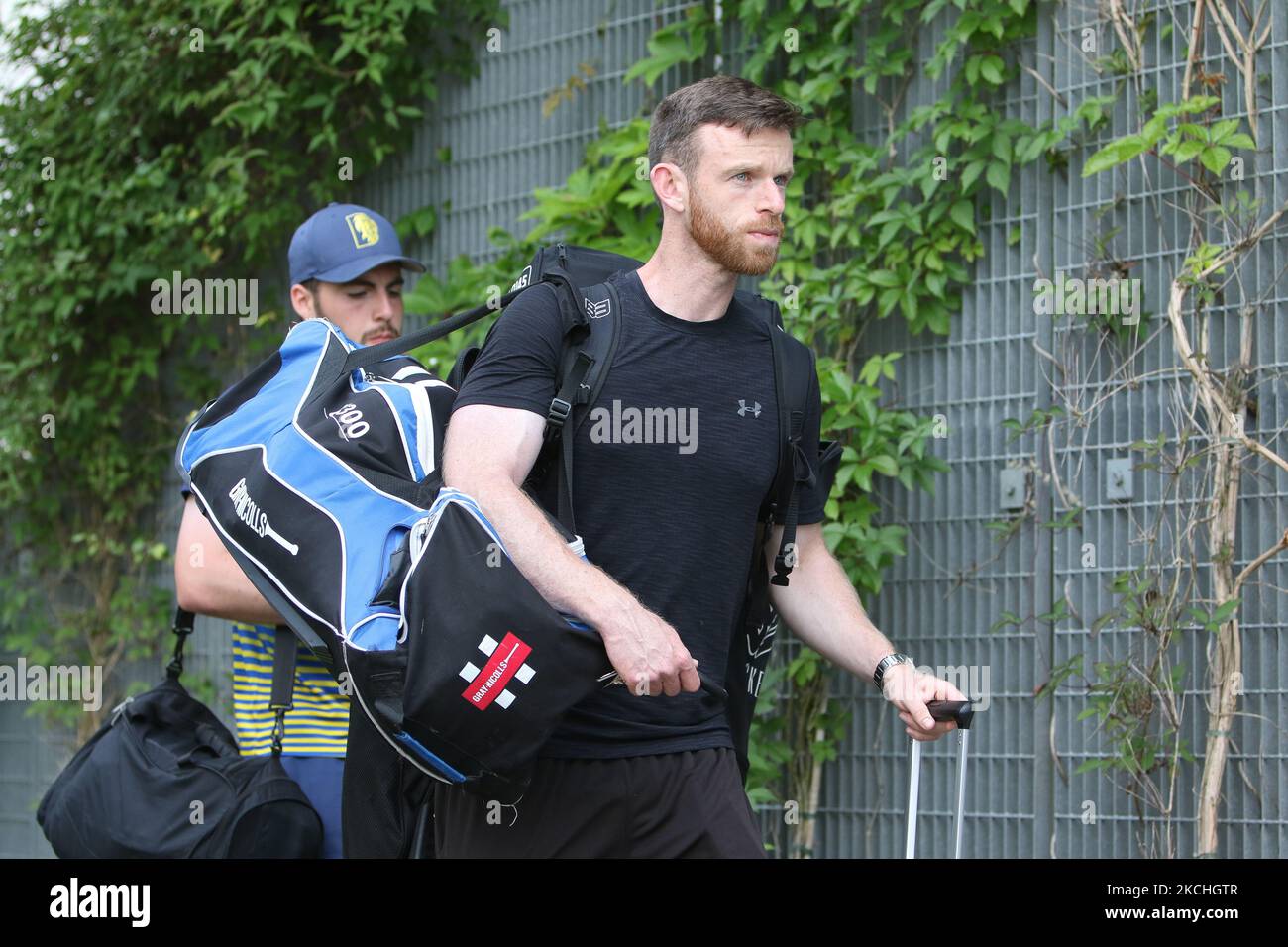 Graham Clark di Durham arriva durante la sessione di allenamento e reti di Durham prima della partita della Royal London Cup con il Kent al County Ground di Beckenham mercoledì 21st luglio 2021. (Foto di will Matthews/MI News/NurPhoto) Foto Stock