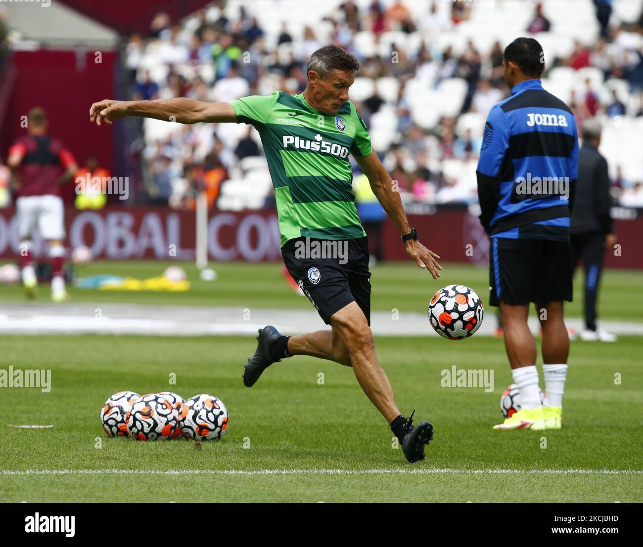 Massimo Biffi Goalkeeper Coach di Atalanta B.C durante la Betway Cup tra West Ham United e Atalanta allo stadio di Londra , Londra, Inghilterra il 07th agosto 2021 (Photo by Action Foto Sport/NurPhoto) Foto Stock