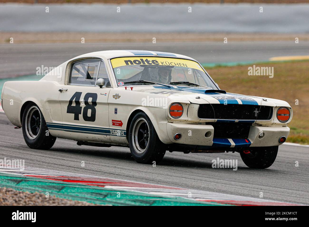 VAN MAARSCHALKERWAART, Frans con Shelby Mustang durante la NKHTGT Historic Racing Barcelona Race sul circuito di Catalunya. (Foto di DAX Images/NurPhoto) Foto Stock