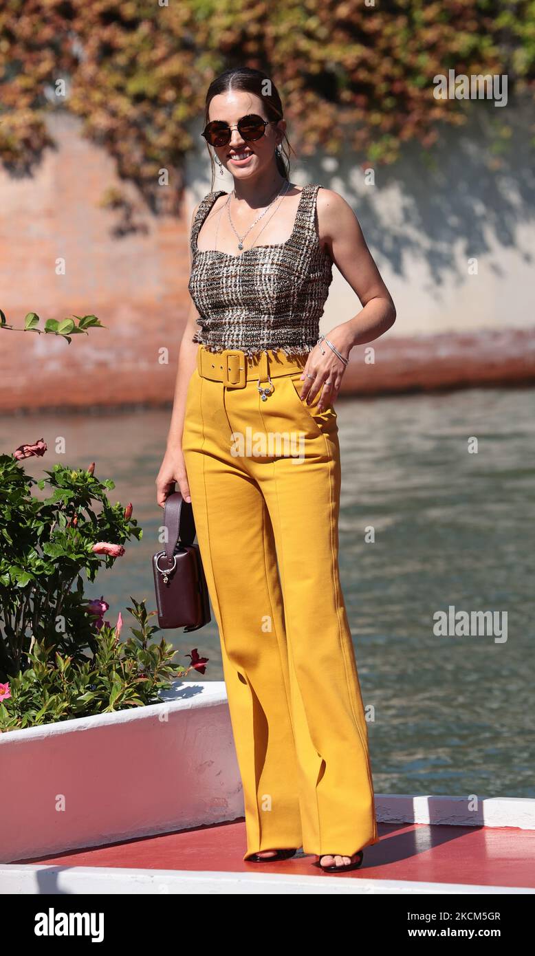 Aurora Ruffino durante il 78th° Festival Internazionale del Cinema di Venezia, il 08 settembre 2021 a Venezia. (Foto di Matteo Chinellato/NurPhoto) Foto Stock