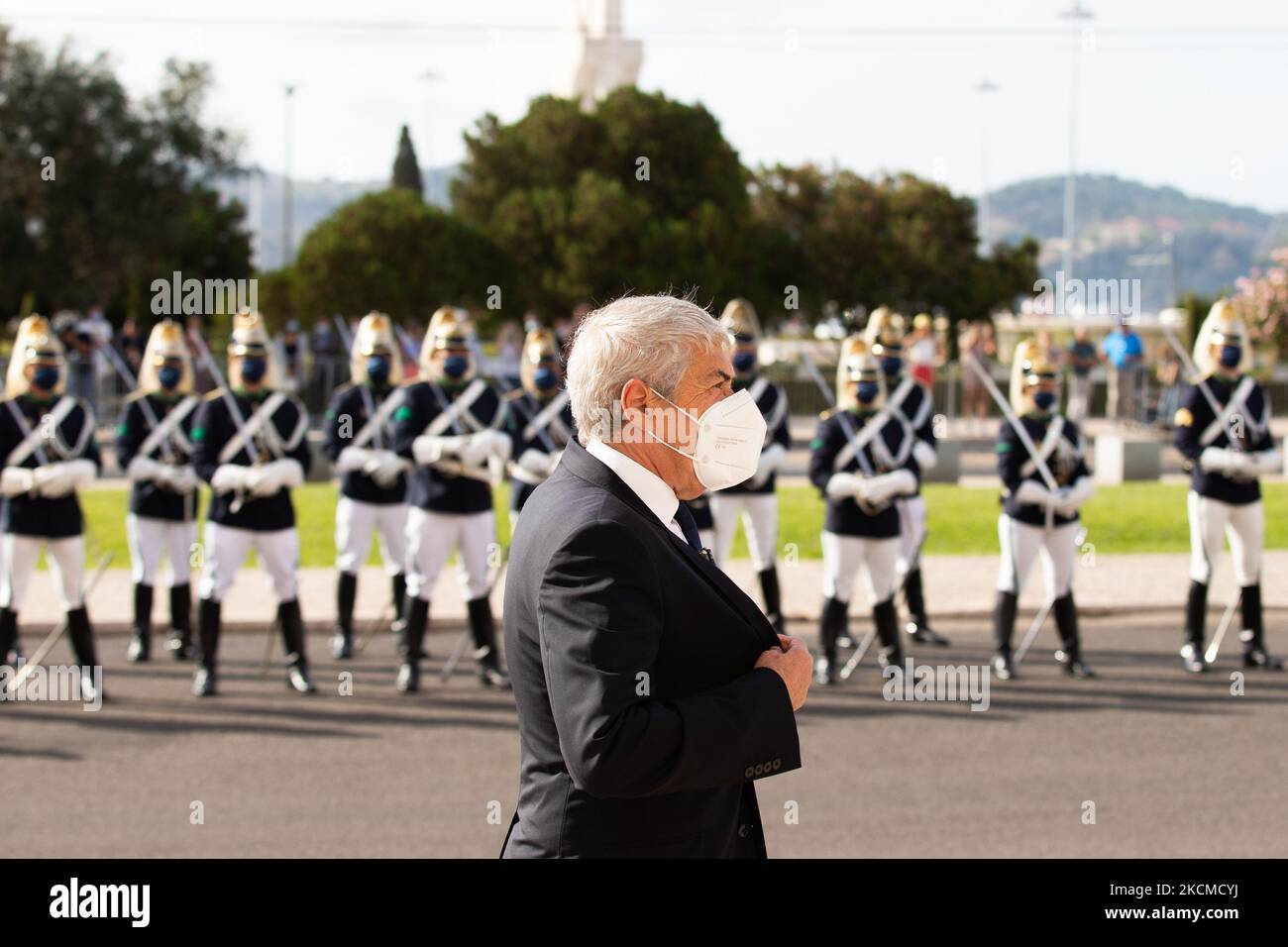 L'ex primo ministro, José Socrates, arriva alla cerimonia funeraria il 12 settembre 2021 a Belem, Lisbona, Portogallo. Jorge Sampaio, 81 anni, fu presidente della Repubblica per due mandati, tra il 1996 e il 2006, morì il 10 settembre. Il governo portoghese decretò tre giorni di lutto nazionale. La cerimonia si è svolta oggi, 12 settembre 2021, con alte autorità di politica internazionale e ha partecipato al suo ultimo congedo. (Foto di Nuno Cruz/NurPhoto) Foto Stock