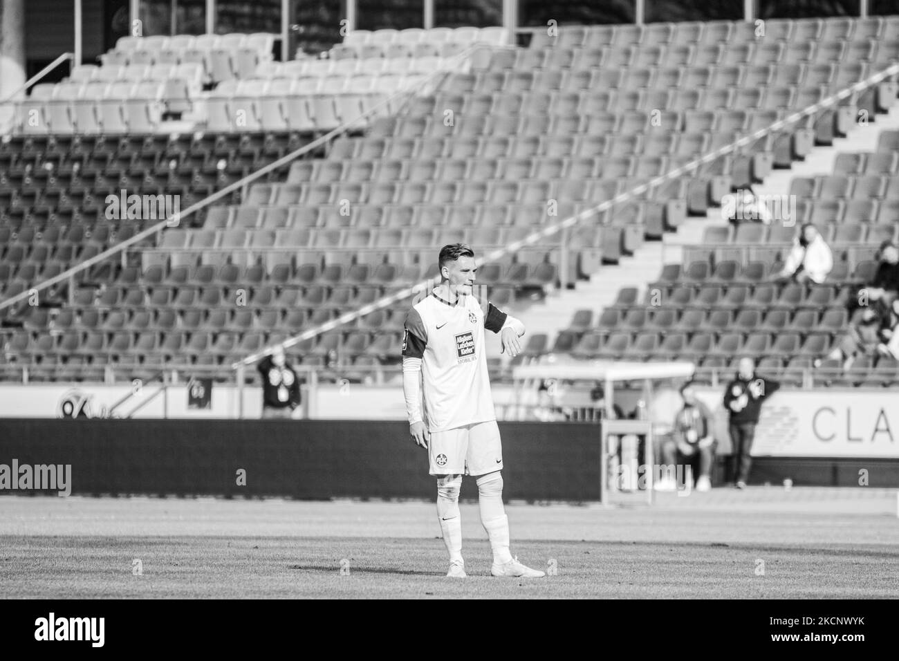 Marlon Ritter di 1.FC Kaiserslautern guarda durante gli anni '3. Liga match tra TSV Havelse e 1.FC Kaiserslautern all'HDI-Arena il 02 ottobre 2021 ad Hannover, Germania. (Foto di Peter Niedung/NurPhoto) Foto Stock