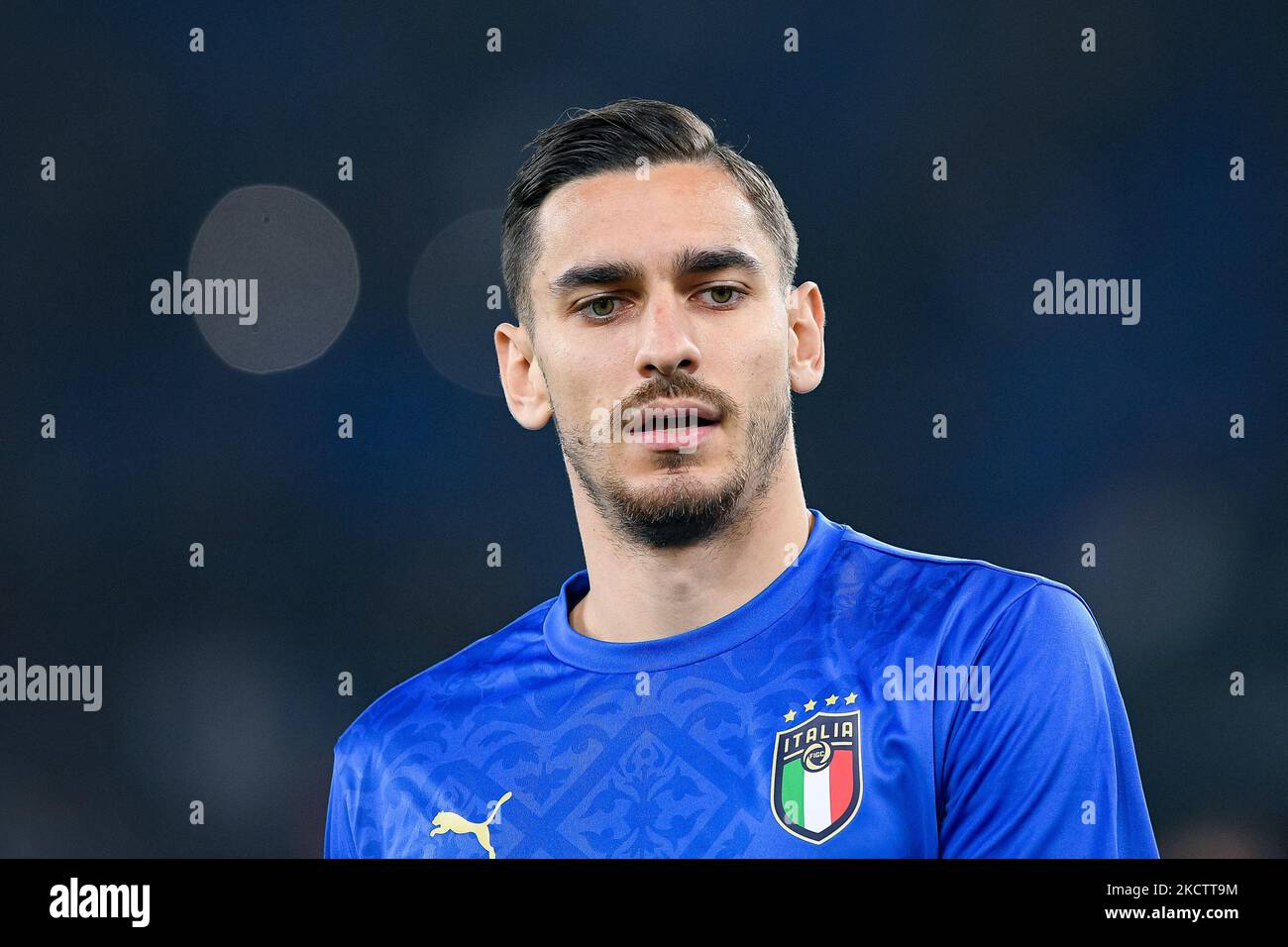 Alex Meret in occasione della partita di calcio di qualificazione della Coppa del mondo 2022 tra Italia e Svizzera allo Stadio Olimpico, Roma, Italia, il 12 novembre 2021. (Foto di Giuseppe Maffia/NurPhoto) Foto Stock
