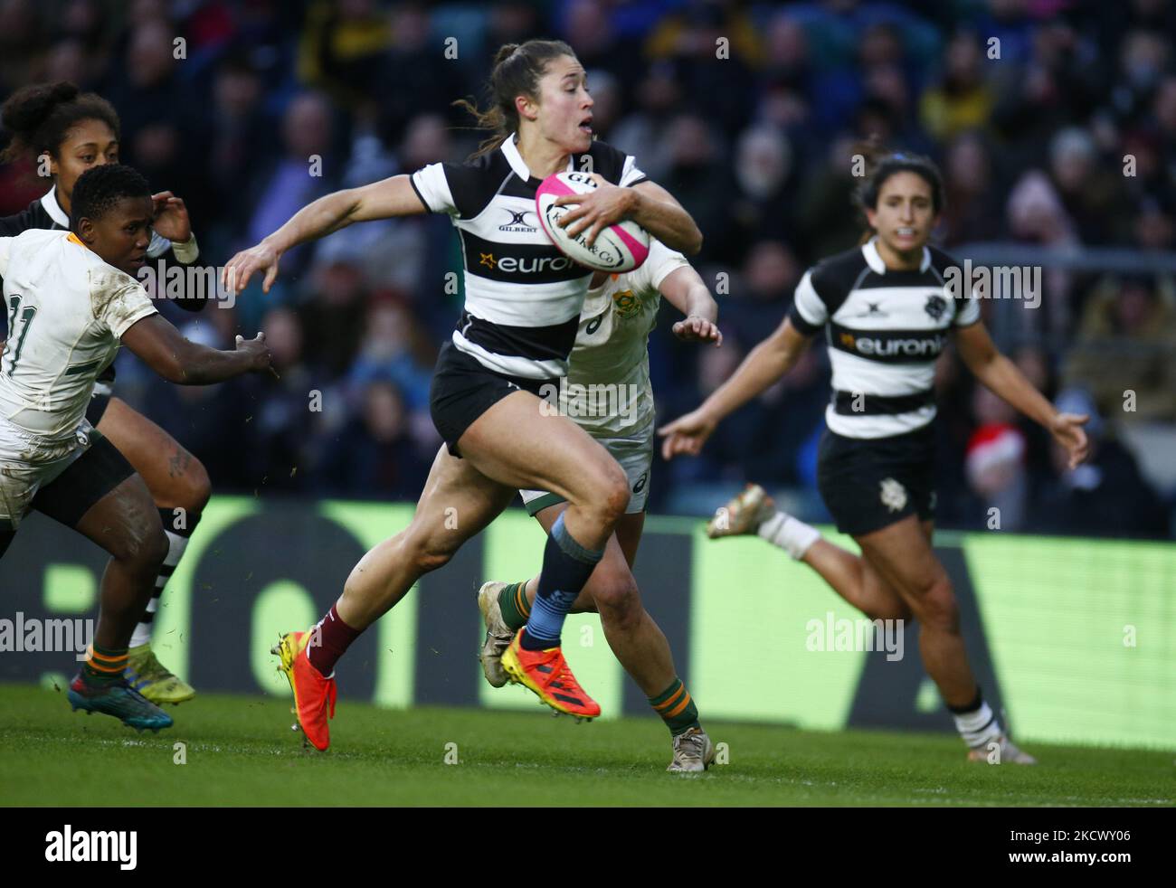 Rhona Lloyd (Les Lionnes Du Stade Bordelais) dei barbari durante la Killik Cup match tra le donne barbari e le donne SpringBox XV al Twickenham Stadium il 27th novembre 2021 a Londra, Inghilterra (Photo by Action Foto Sport/NurPhoto) Foto Stock