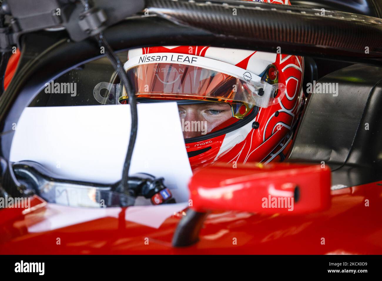 Maximilian Guenther (ger), Nissan e.dams, ritratto durante il test pre-stagionale ABB di Formula e sul circuito Ricardo Tormo di Valencia il 30 novembre in Spagna. (Foto di Xavier Bonilla/NurPhoto) Foto Stock