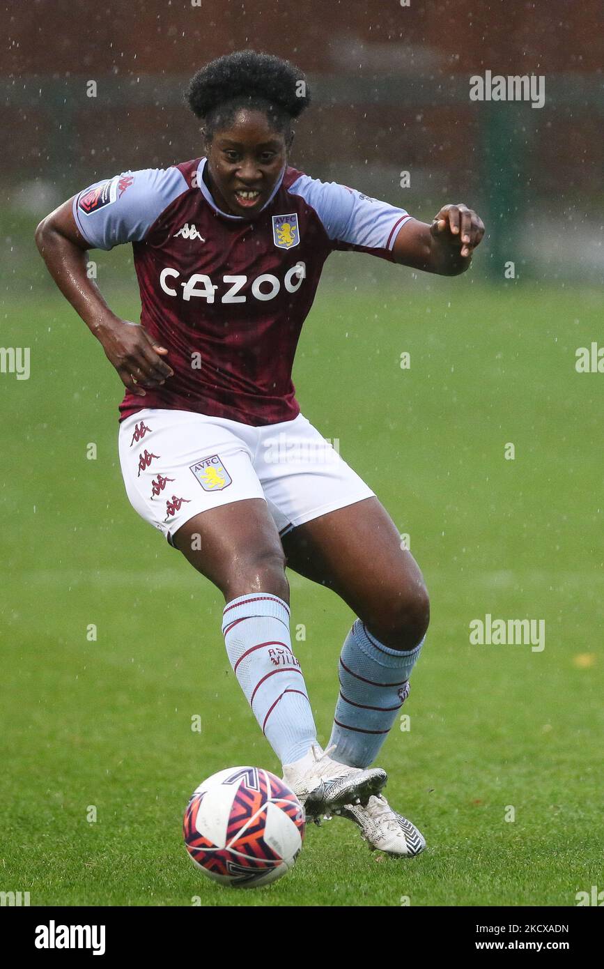 Anita Asante di Aston Villa in azione durante la Continental Cup match tra Sunderland e Aston Villa a Eppleton CW, Hetton Domenica 5th Dicembre 2021. (Foto di will Matthews/MI News/NurPhoto) Foto Stock