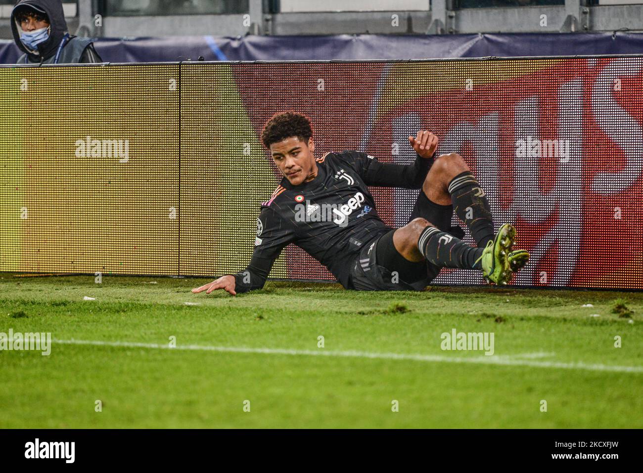 Koni De Winter della Juventus FC durante la partita H del gruppo UEFA Champions League tra Juventus e Malmo Fotbollforening il 8 dicembre 2021 a Torino (Foto di Alberto Gandolfo/NurPhoto) Foto Stock