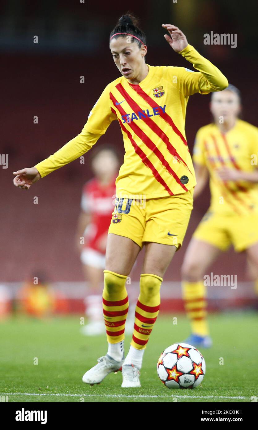 Kheira Hamraoui del FC Barcelona Femeni durante la Woman's Champions League Gruppo C tra le Donne Arsenali e Barcellona Femenino allo stadio Emirates, crawly il 09th dicembre 2021 (Photo by Action Foto Sport/NurPhoto) Foto Stock