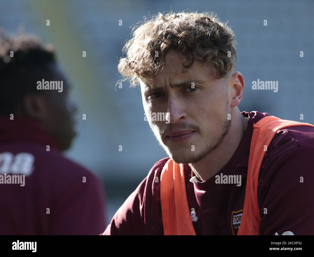 Mërgim Vojvoda durante la Serie A match tra Torino e Bologna a Torino, il 12 dicembre 2021. (Foto di Loris Roselli/NurPhoto) Foto Stock