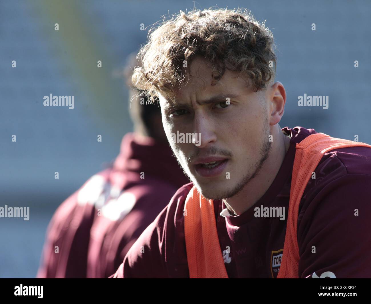 Mërgim Vojvoda durante la Serie A match tra Torino e Bologna a Torino, il 12 dicembre 2021. (Foto di Loris Roselli/NurPhoto) Foto Stock