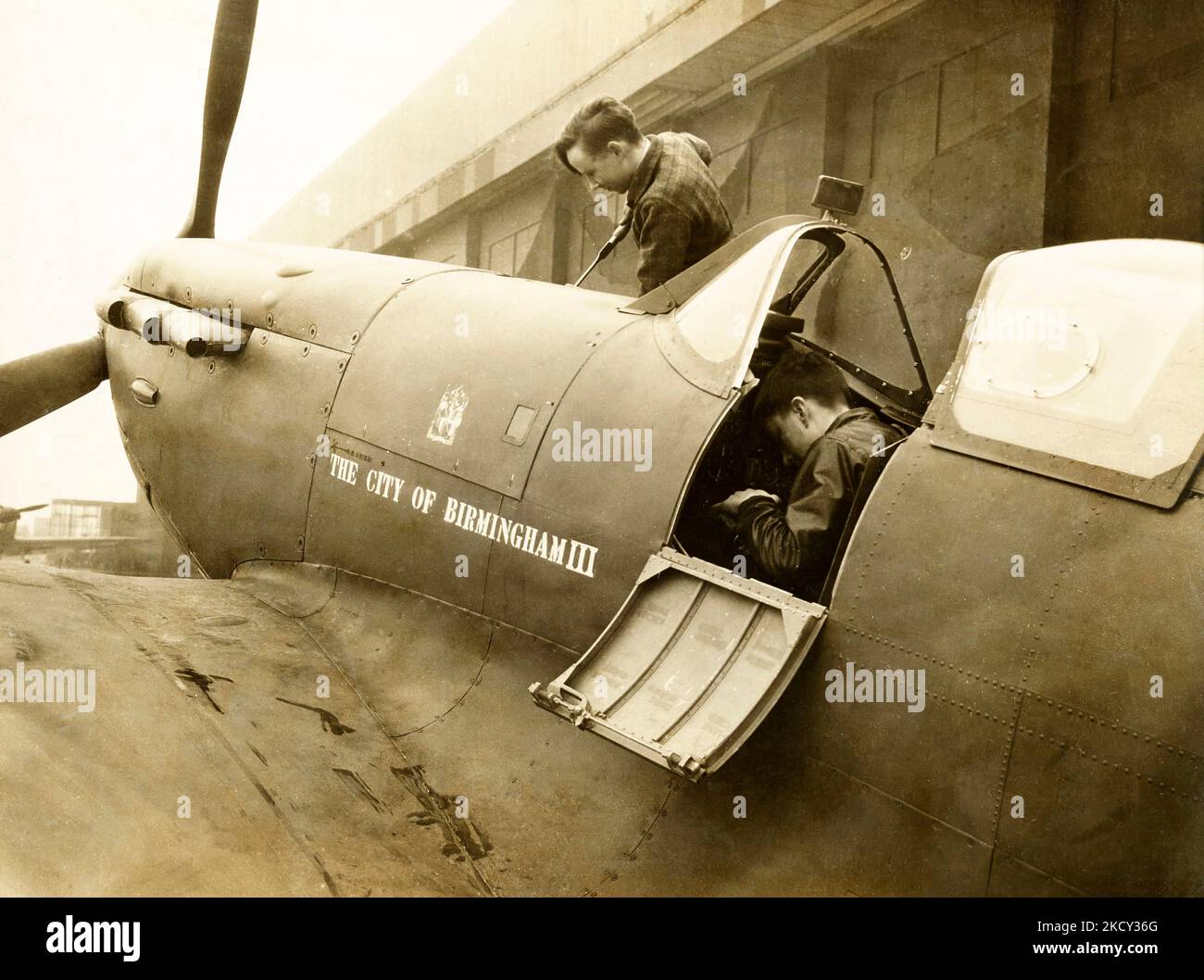 Album - Castle Bromwich Aeroplane Factory, Birmingham 1940-46 Foto Stock