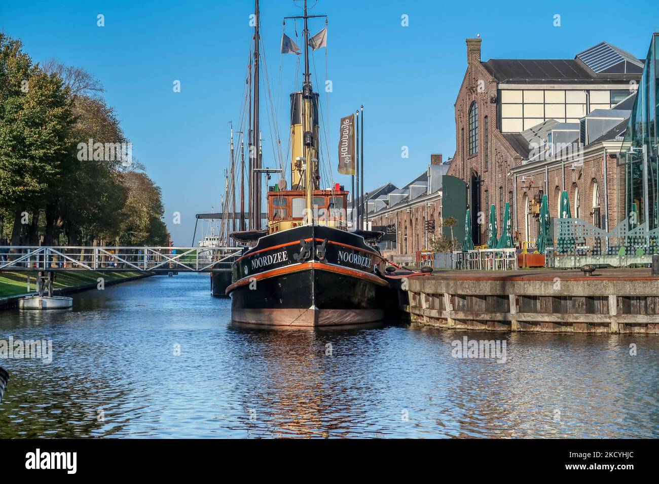 Den Helder, Paesi Bassi. Ottobre 2022. L'ex cantiere navale di den Helder, ora museo porto Willemsoord. Foto di alta qualità Foto Stock