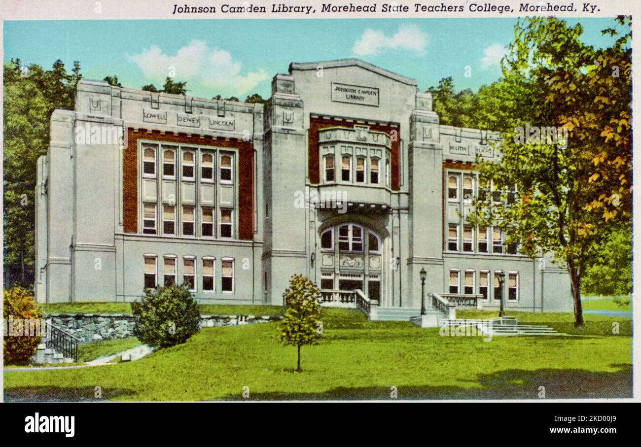 Johnson Camden Library Morehead state Teachers College Morehead KY, circa 1941 Foto Stock