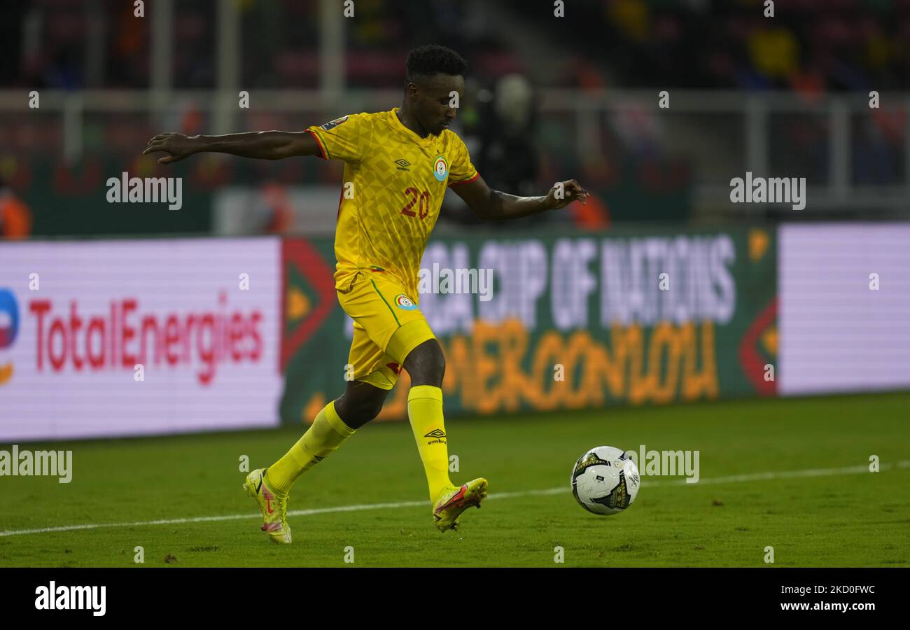 Yusuf Remdan dell'Etiopia durante il Camerun contro l'Etiopia, Coppa delle nazioni africane, allo Stadio di Olembe il 13 gennaio 2022. (Foto di Ulrik Pedersen/NurPhoto) Foto Stock