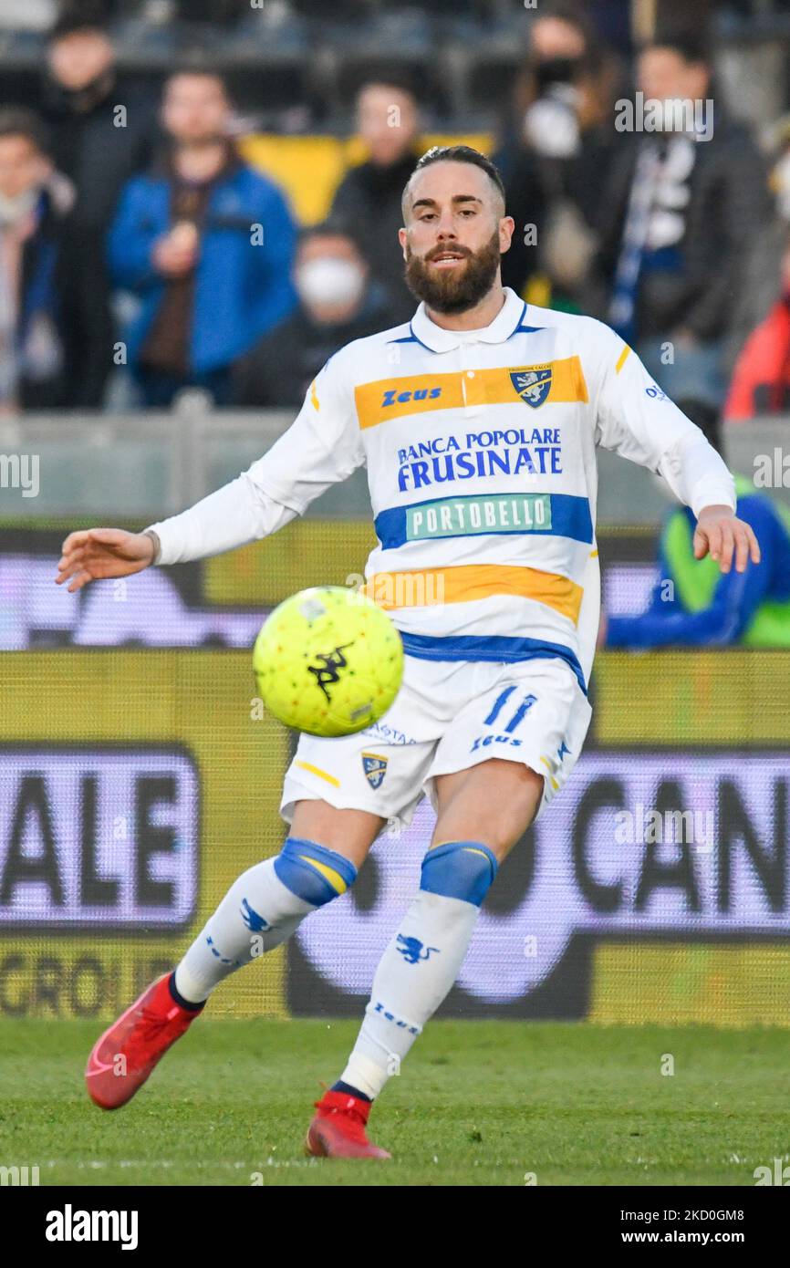 Francesco Zampano Jogador Frosinone Durante Primeira Partida Campeonato  Italiano Futebol — Fotografia de Stock Editorial © VincenzoIzzo #464933080