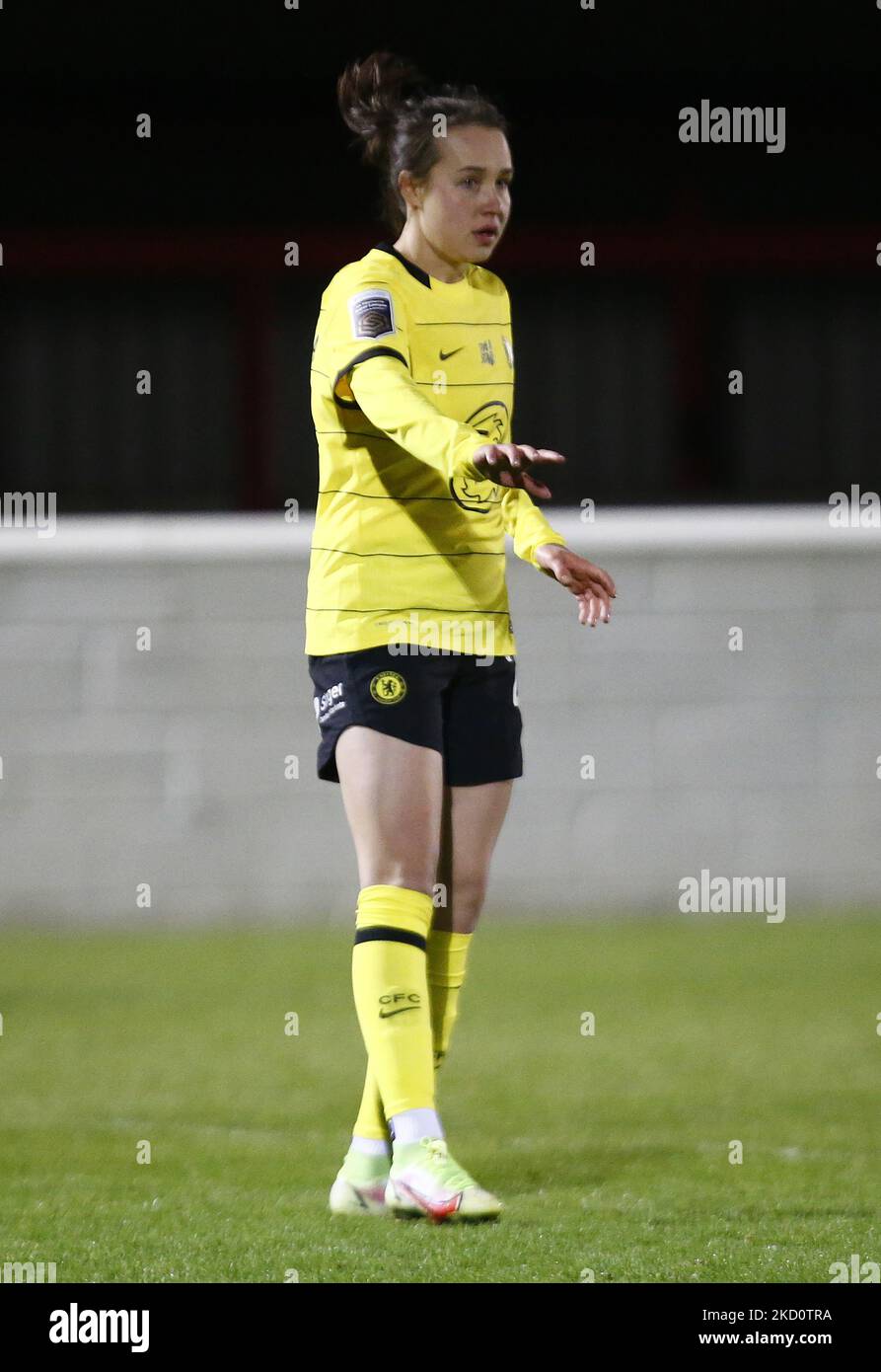 Alsu Abdullina di Chelsea Women durante la finale di fa Women's Continental League Cup Quarter tra West Ham United Women e ChelseaWomen, al Chigwell Construction Stadium il 19th gennaio 2022 a Dagenham, Inghilterra (Photo by Action Foto Sport/NurPhoto) Foto Stock