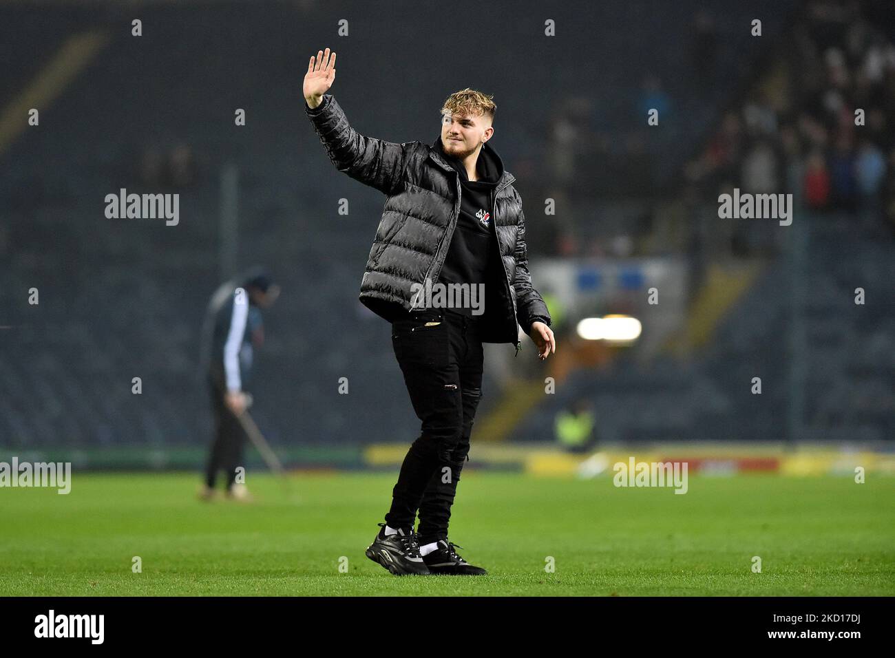 BLACKBURN, REGNO UNITO. 24th GENNAIO Harvey Elliott prima della partita del Campionato Sky Bet tra Blackburn Rovers e Middlesbrough a Ewood Park, Blackburn lunedì 24th gennaio 2022.(Foto di Eddie Garvey/MI News/NurPhoto) Foto Stock