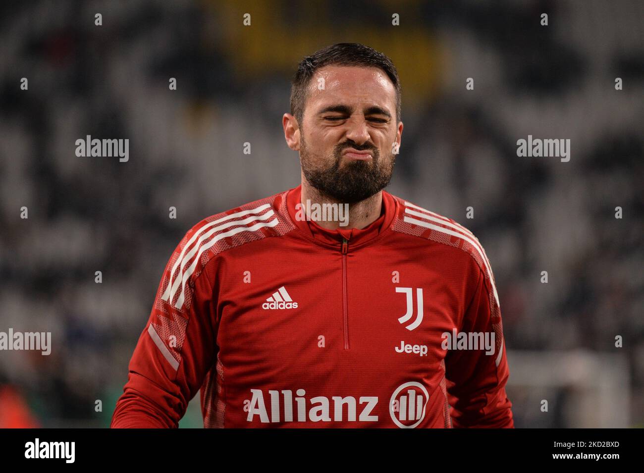 Carlo Pinsoglio della Juventus FC durante la partita di calcio della Coppa Italia tra Juventus FC e US Sassuolo allo stadio Allianz, il 10 febbraio 2022 a Torino (Foto di Alberto Gandolfo/NurPhoto) Foto Stock