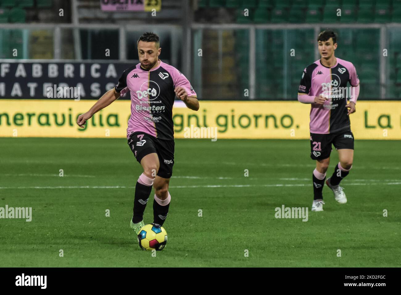 Roberto Floriano durante l'incontro di Serie C tra Palermo FC e Juve Stabia, allo Stadio Renzo Barbera. Italia, Sicilia, Palermo, 12-02-2022 (Foto di Francesco Militello Mirto/NurPhoto) Foto Stock