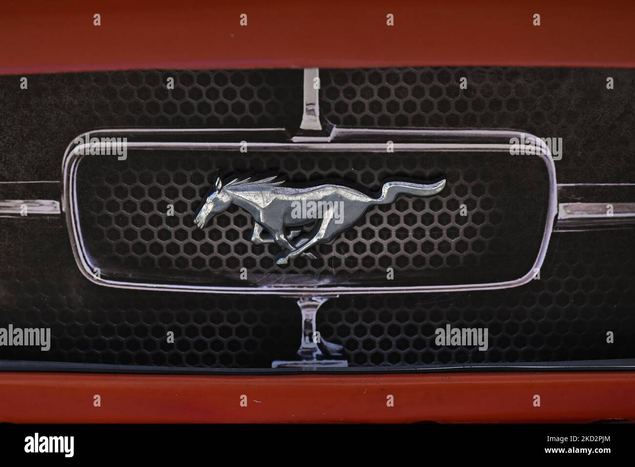Logo Mustang visto su un auto Mustang in Merida ceneter. Domenica 13 febbraio 2022 a Merida, Yucatan, Messico. (Foto di Artur Widak/NurPhoto) Foto Stock Logo Mustang visto su un auto Mustang in Merida ceneter. Domenica 13 febbraio 2022 a Merida, Yucatan, Messico. (Foto di Artur Widak/NurPhoto) Foto Stock