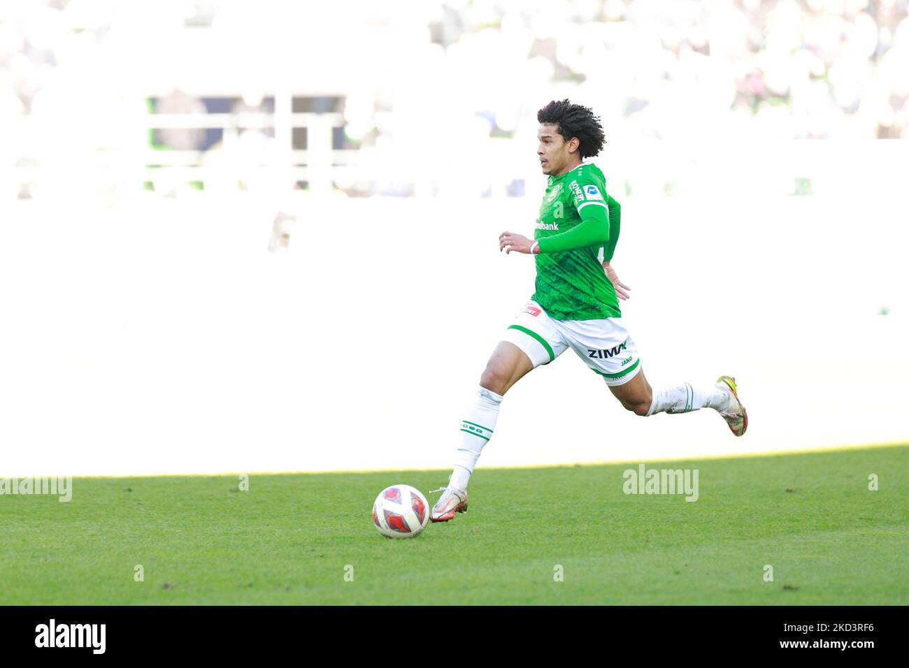 27th febbraio 2022, San Gallo, Kybunpark, Super League: FC St.Gallen 1879 - Grasshopper Club Zurigo, #33 Isaac Schmidt (St Gallen) (Foto di Srdjan Radulovic/JustPictures/LiveMedia/NurPhoto) NESSUN USO SVIZZERA. Foto Stock