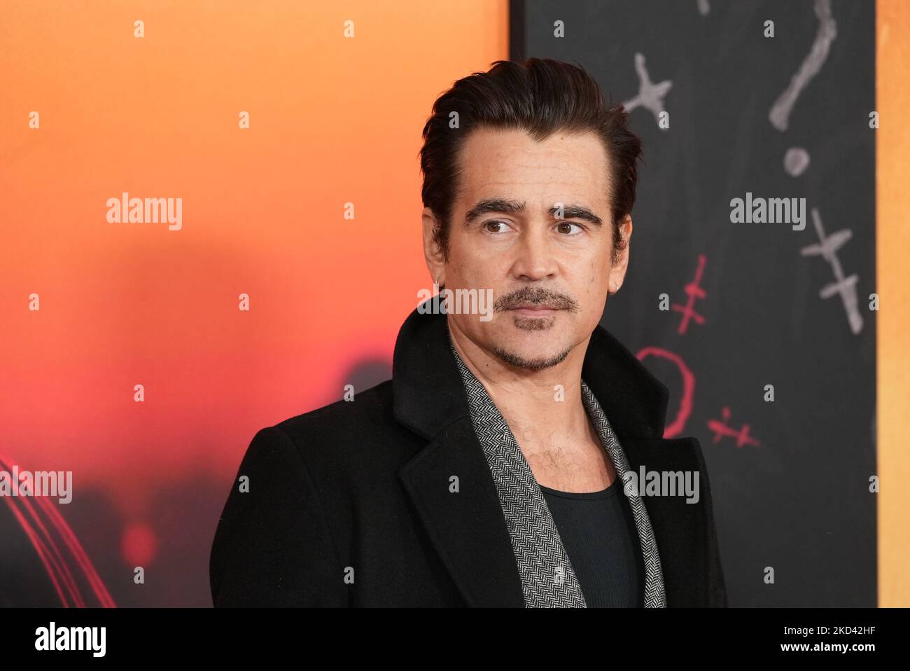 Colin Farrell partecipa alla prima mondiale di 'The Batman' al Lincoln Center Josie Robertson Plaza martedì 1 marzo 2022 a New York. (Foto di John Nacion/NurPhoto) Foto Stock