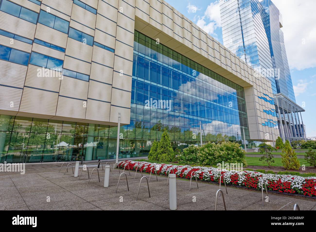 Il Global Center for Health Innovation, ex Medical Mart, è Unito al Centro Congressi di Huntington e all'Hilton Hotel. Foto Stock