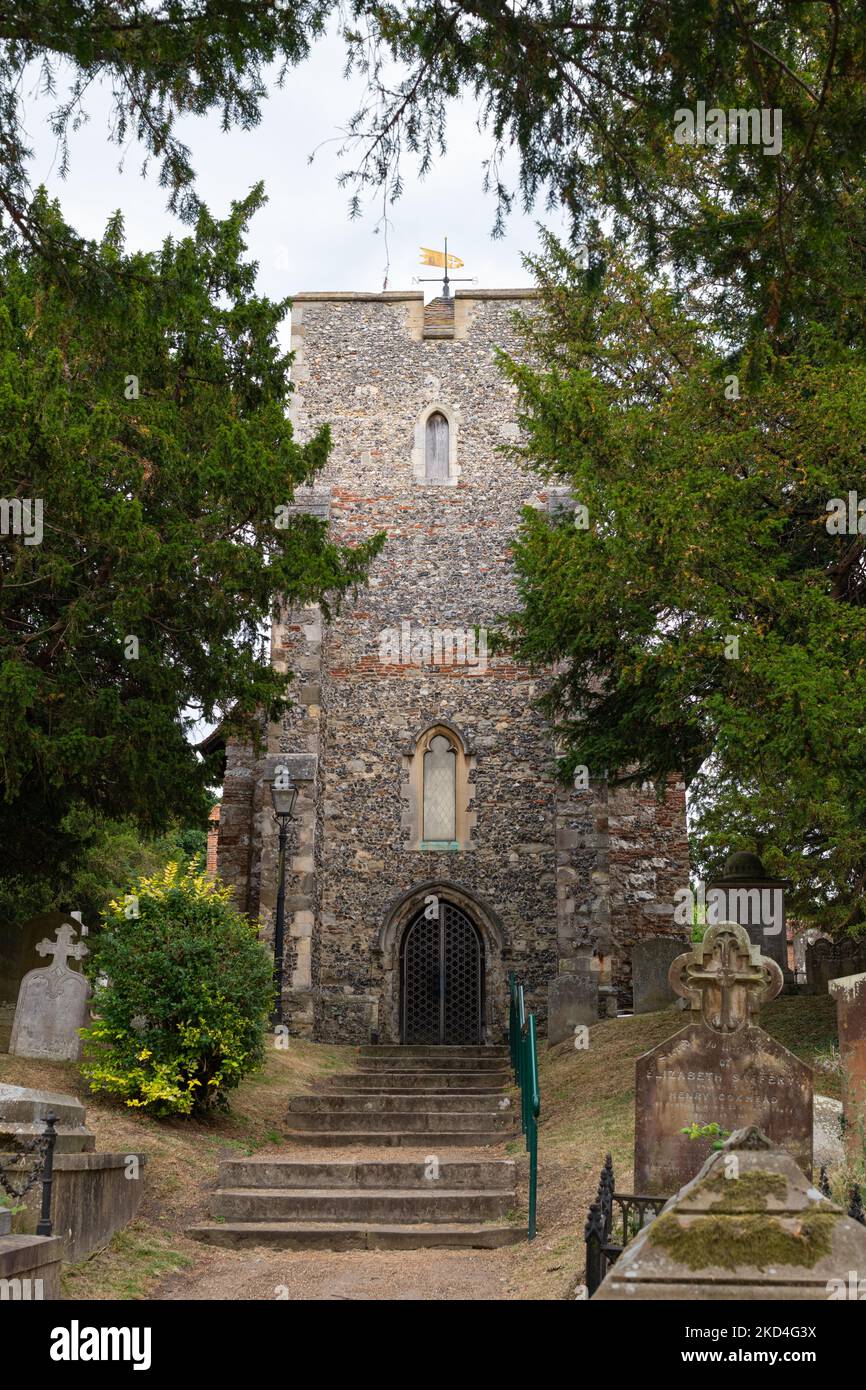 St Martins Church, Canterbury, Kent, Inghilterra, Regno Unito Foto Stock