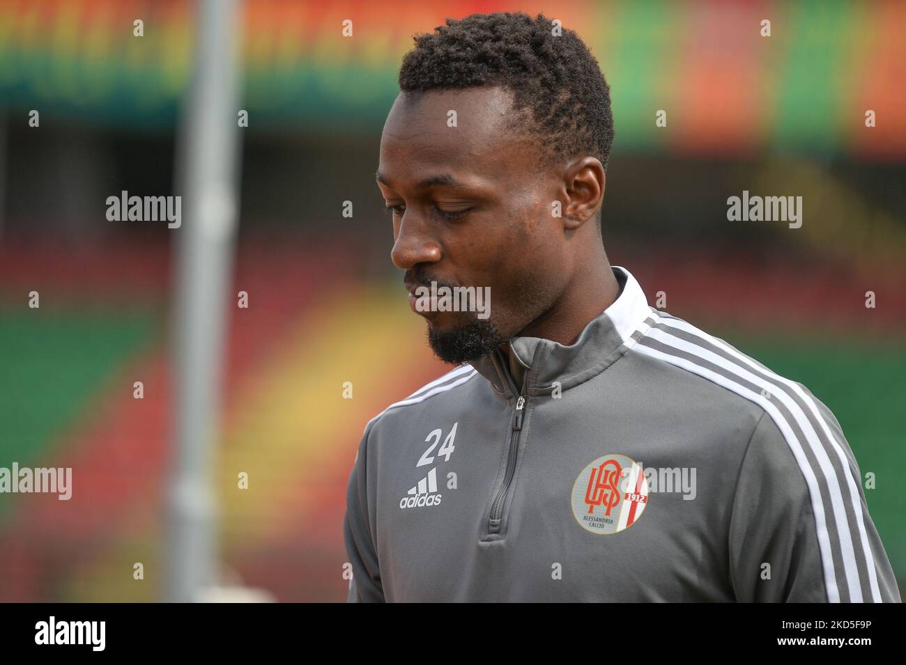 Abou Ba di US Alessandria Calcio durante la Serie B Football Match tra Ternana Calcio e US Alessandria, allo Stadio libero liberati, il 19 marzo 2022, a Terni (Foto di Alberto Gandolfo/NurPhoto) Foto Stock