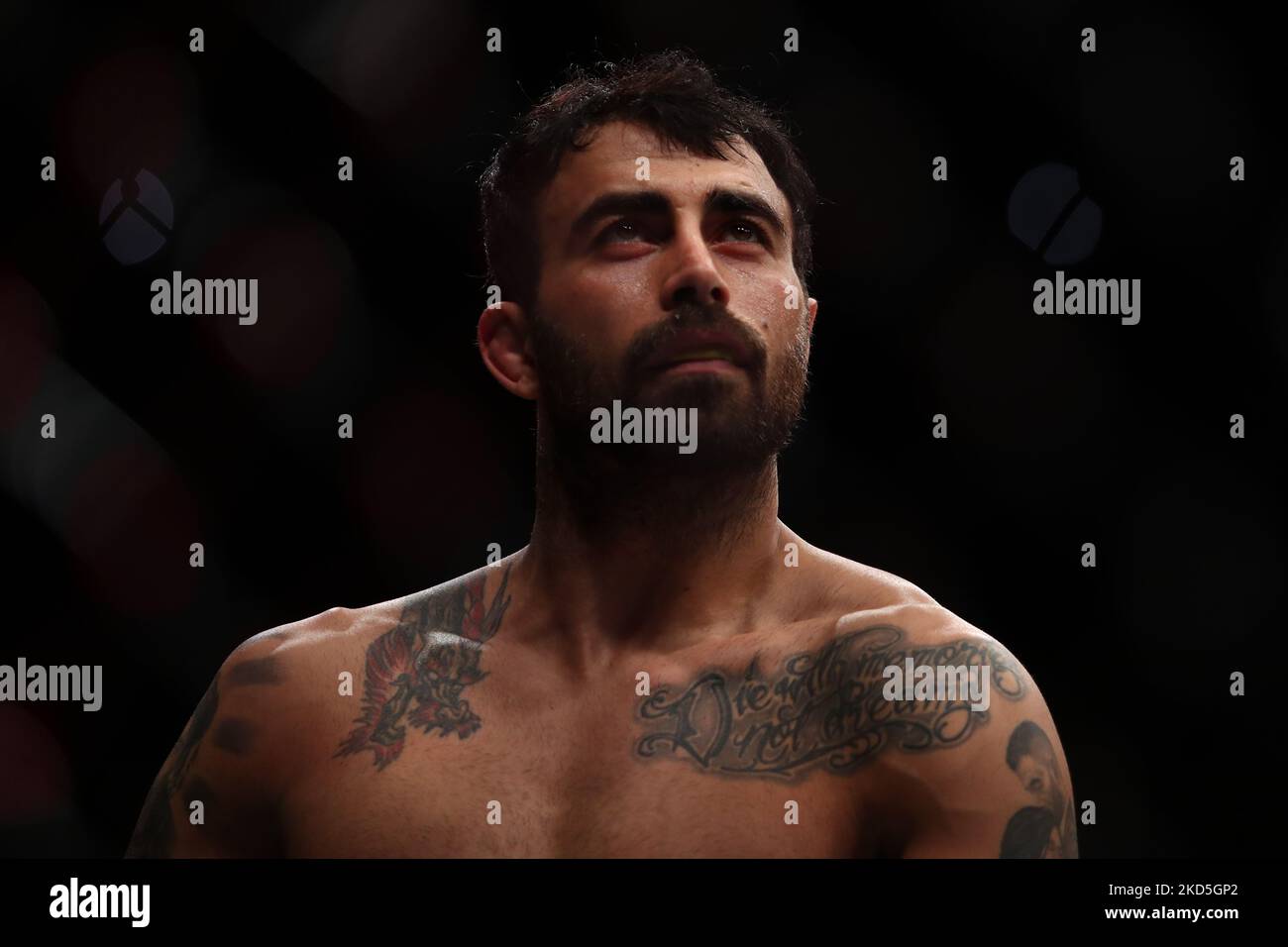 Makwan Amirkhani foto durante UFC Fight Night 204 alla O2 Arena, Greenwich Sabato 19th Marzo 2022. (Foto di Kieran Riley/MI News/NurPhoto) Foto Stock